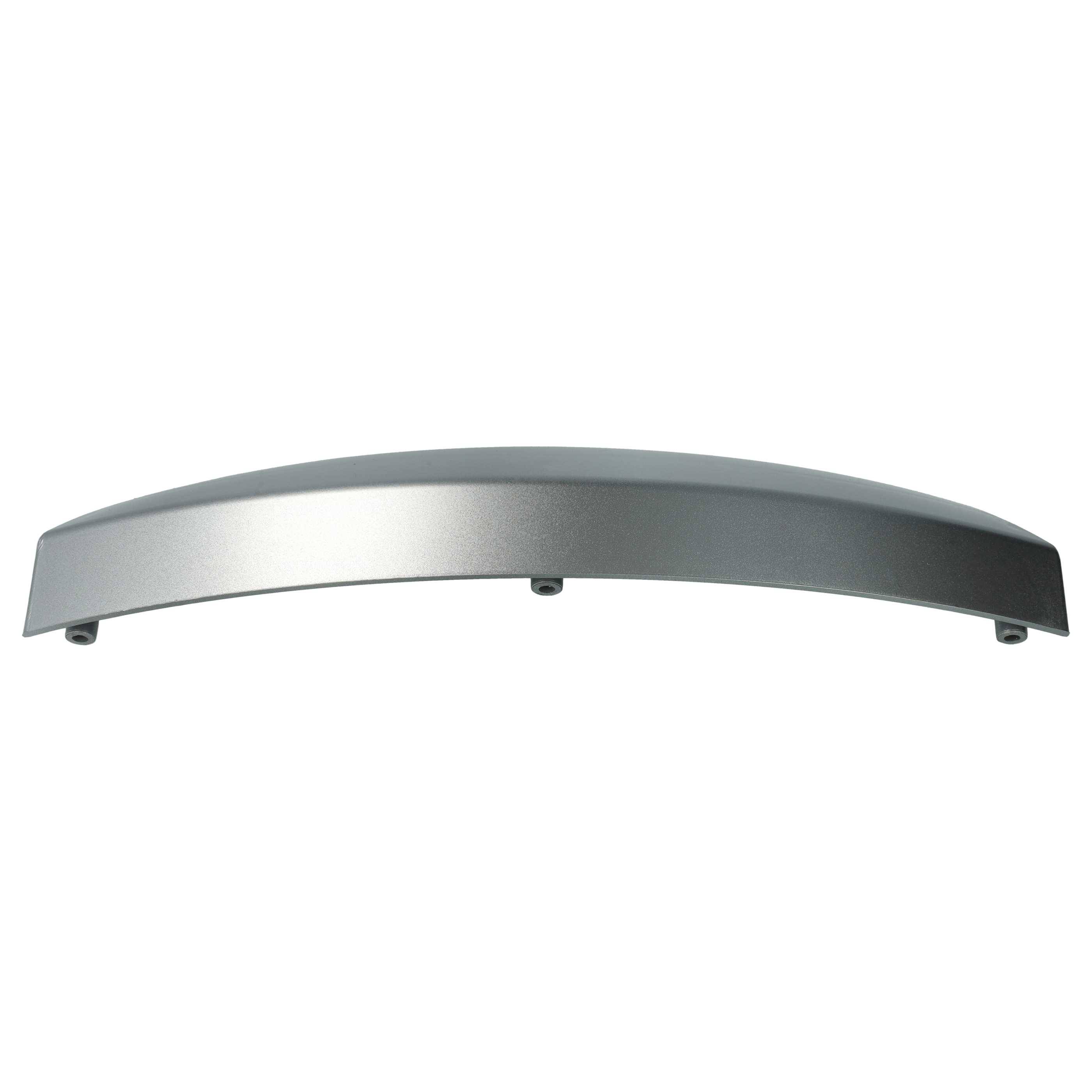 vhbw Türgriff kompatibel mit Bosch WTW86562CH/03 | WTW86563CH/02, WTW86563CH/06 Trockner - 22,5 x 7 x 2 cm Kunststoff Silber