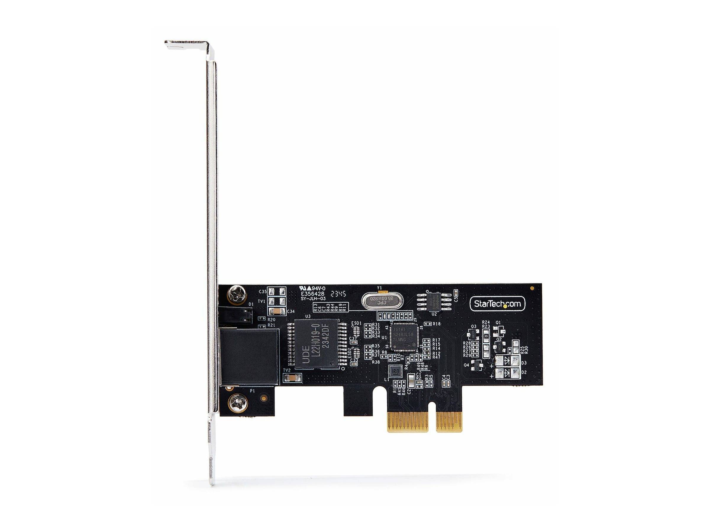 StarTech.com 1-Port 2.5G NBASE-T PCIe Network Card, Computer Network Interface Card, Intel I225-V, Single-Port Ethernet,