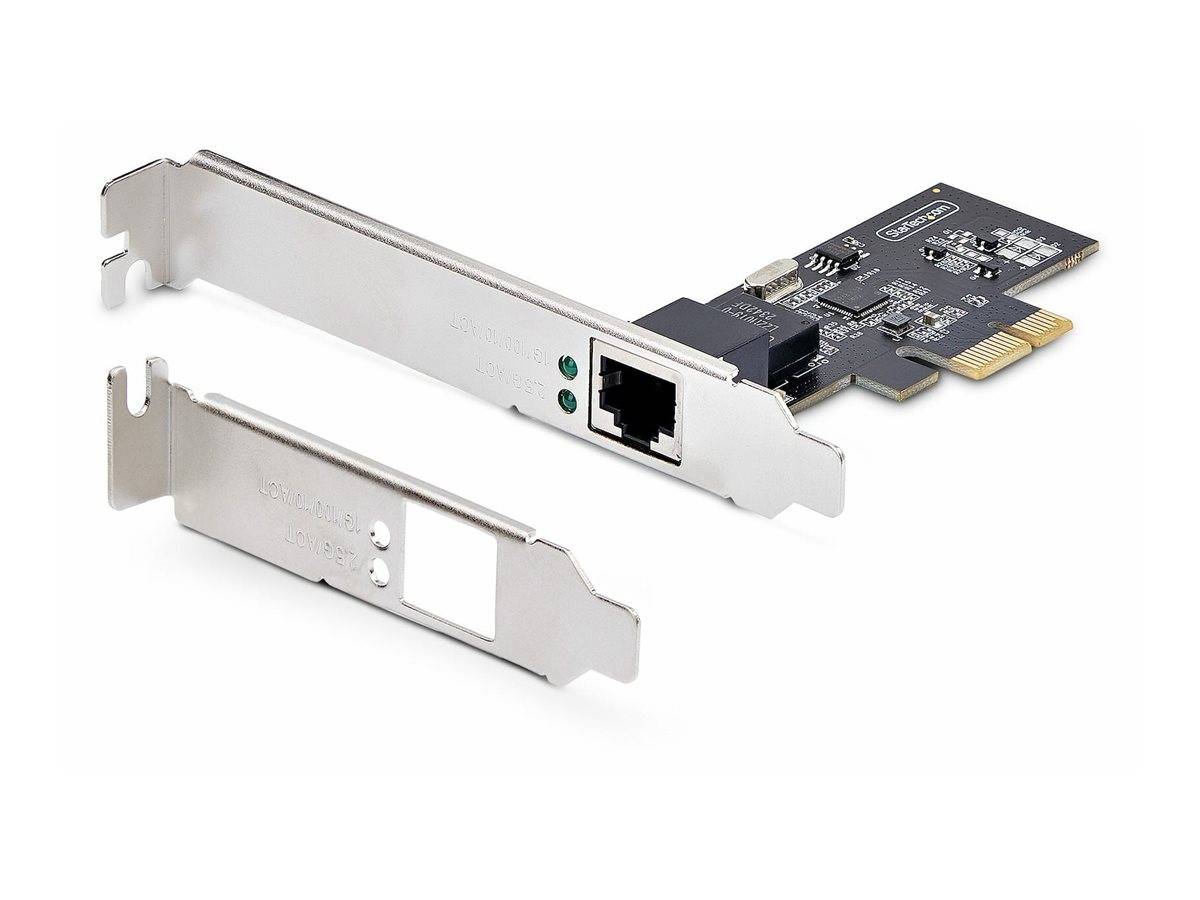 StarTech.com 1-Port 2.5G NBASE-T PCIe Network Card, Computer Network Interface Card, Intel I225-V, Single-Port Ethernet,