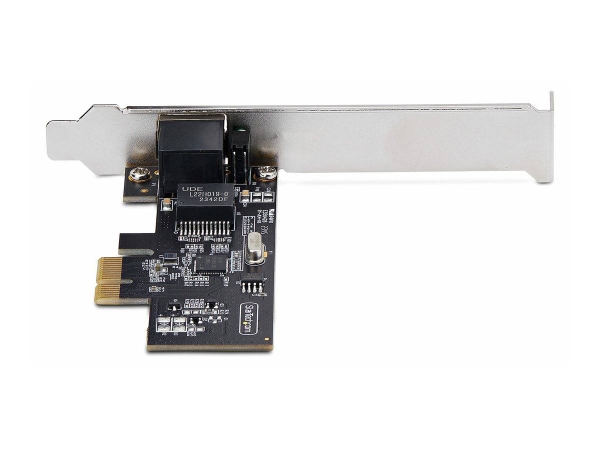 StarTech.com 1-Port 2.5G NBASE-T PCIe Network Card, Computer Network Interface Card, Intel I225-V, Single-Port Ethernet,