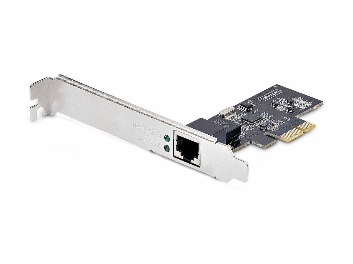 StarTech.com 1-Port 2.5G NBASE-T PCIe Network Card, Computer Network Interface Card, Intel I225-V, Single-Port Ethernet,
