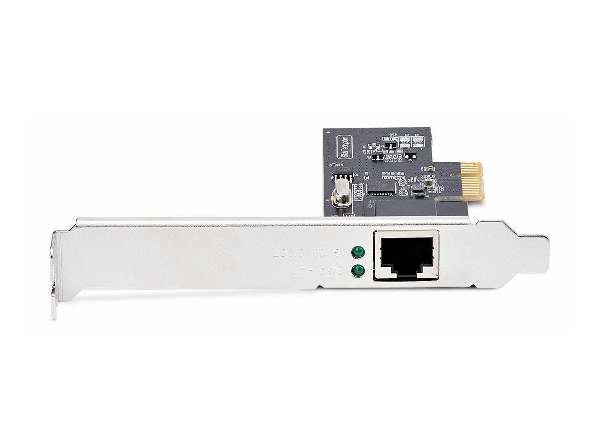 StarTech.com 1-Port 2.5G NBASE-T PCIe Network Card, Computer Network Interface Card, Intel I225-V, Single-Port Ethernet,