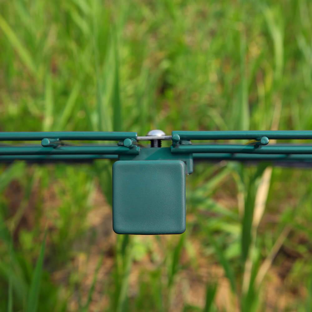 DOPPELSTABMATTENZAUN MORATA - Höhe / Menge: 1700 mm / 4 Pfosten, Farbe: Grün