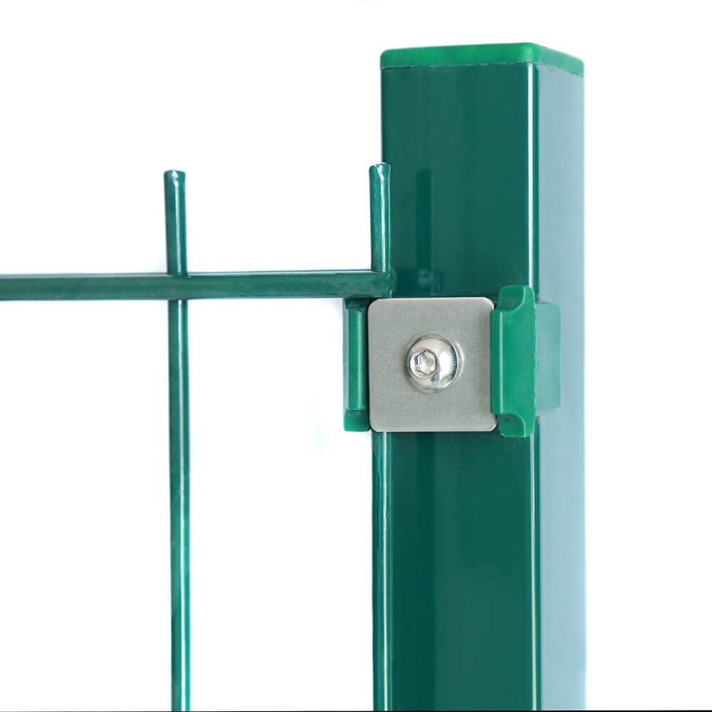 DOPPELSTABMATTENZAUN MORATA - Höhe / Menge: 1700 mm / 4 Pfosten, Farbe: Grün