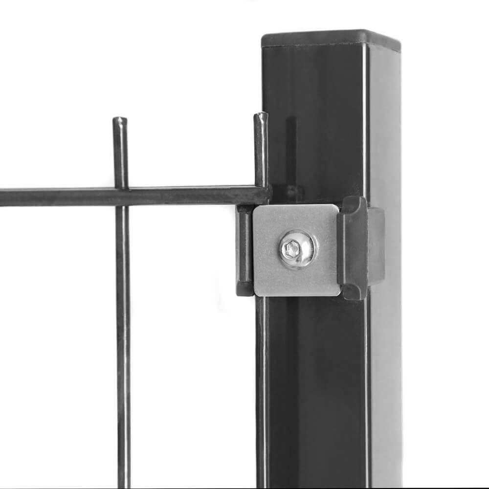 DOPPELSTABMATTENZAUN MORATA - Höhe / Menge: 1300 mm / 2 Pfosten, Farbe: Anthrazit