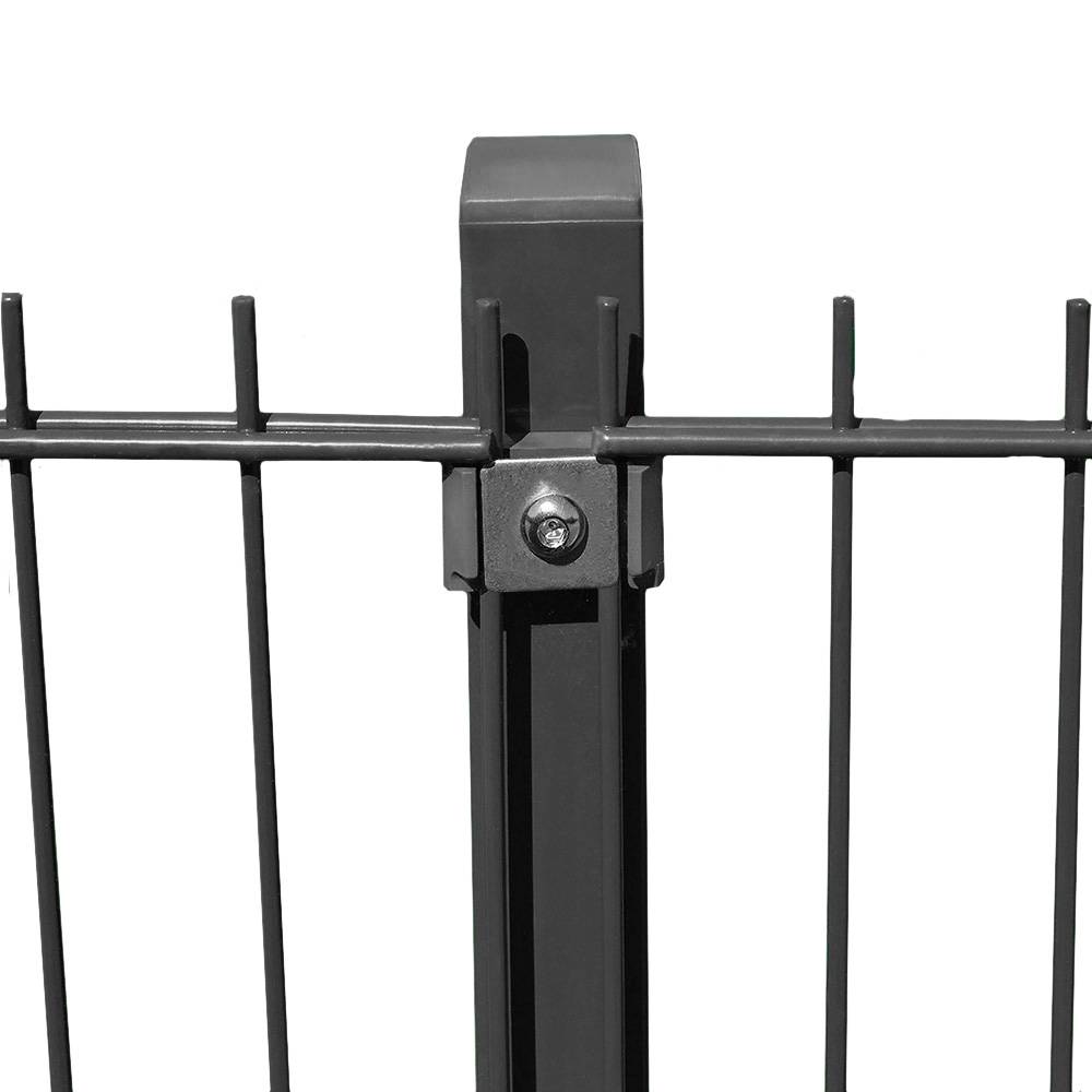 DOPPELSTABMATTENZAUN MORATA - Höhe / Menge: 1300 mm / 2 Pfosten, Farbe: Anthrazit