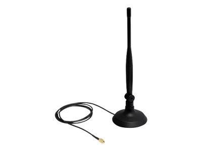 DELOCK WL-Antenne RP-SMA 4dBi Kippgelenk Standfuß magnet. Multimedia-Technik Wireless Network