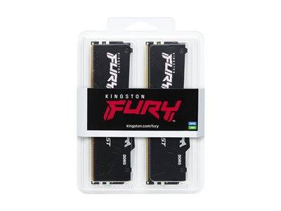 DDR5 32GB PC 5600 CL40 Kingston KIT (2x16GB) FURY Beast RGB retail Multimedia-Technik Speichermodule