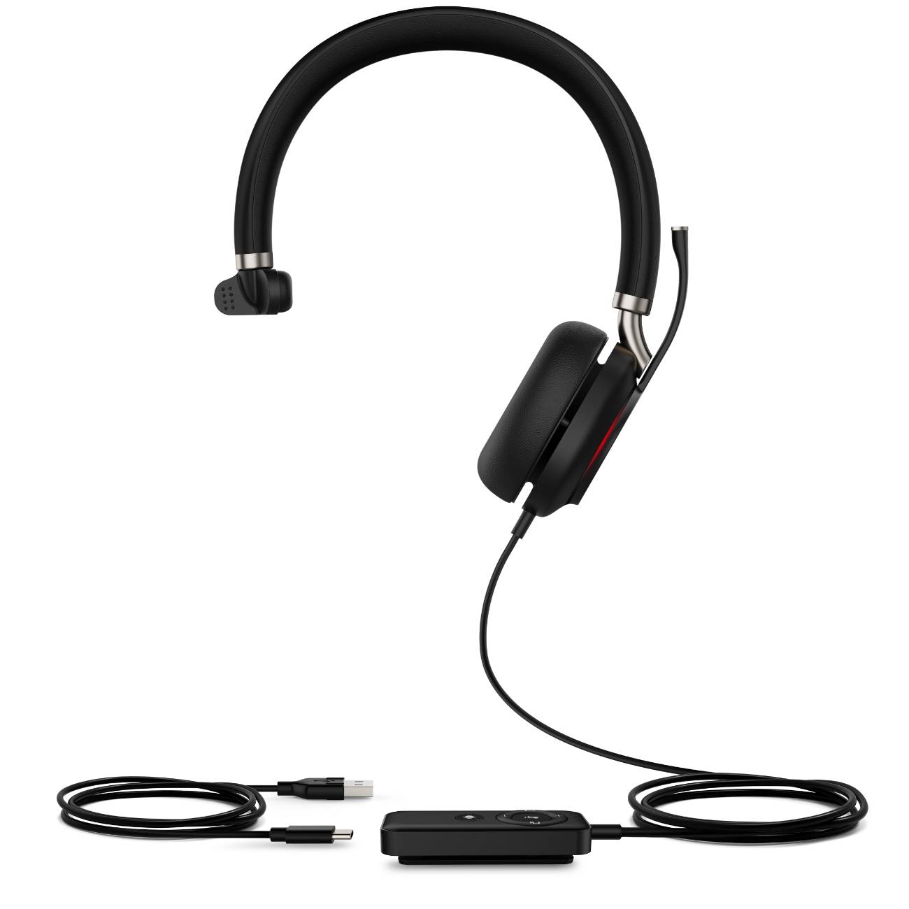 Yealink USB Headset UH38 Mono Teams-w/o BAT Eingabe / Ausgabe Kopfhörer & Headsets