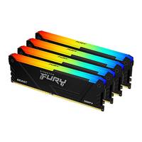 Kingston Technology FURY 32GB 3600MT/s DDR4 CL17 DIMM (4er-Kit) Beast RGB Multimedia-Technik