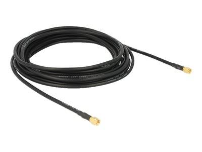 DELOCK HF Kabel SMA -> SMA St/St 5.00m low loss Multimedia-Technik Wireless Network