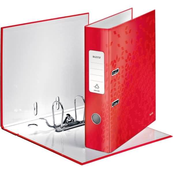 Ordner Wow A4 Kunststoff 80mm rot