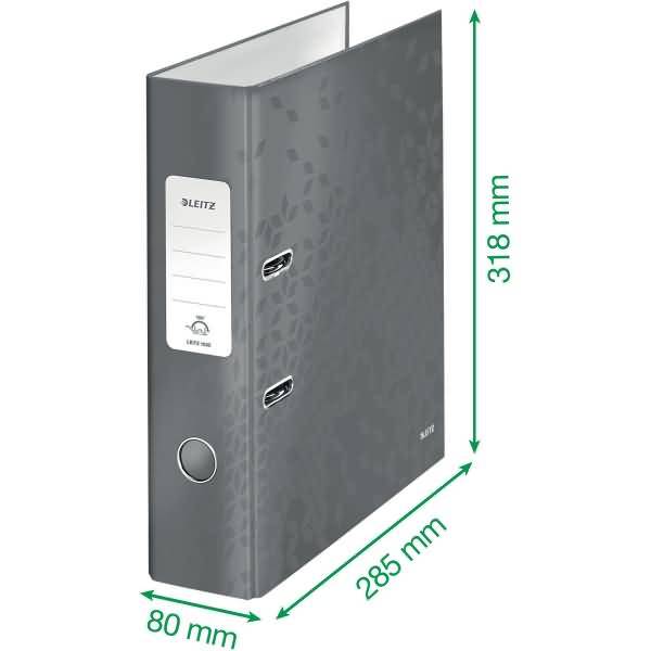 Esselte Leitz 180° WOW - Aktenordner - Rückenbreite: 80 mm - für A4 (210 x 297 mm)