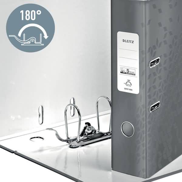 Esselte Leitz 180° WOW - Aktenordner - Rückenbreite: 80 mm - für A4 (210 x 297 mm)