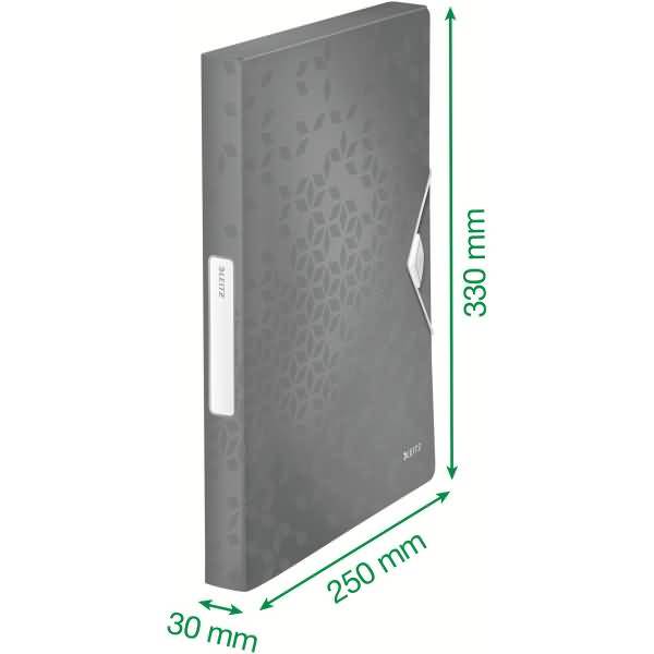 Ablagebox Wow A4 PP 30mm rot