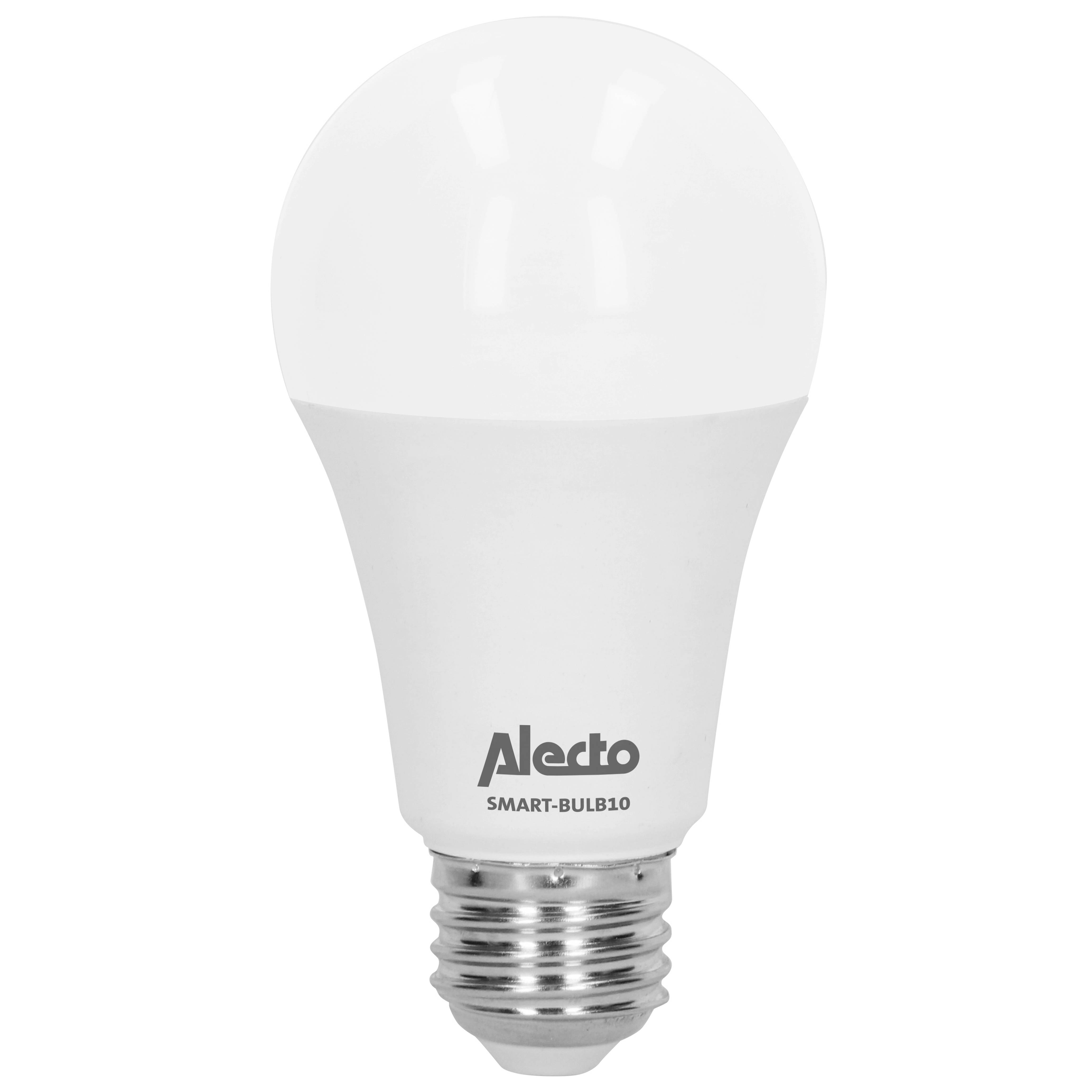 Alecto SMART-BULB10 - Smarte WLAN LED-Lampe, weiß