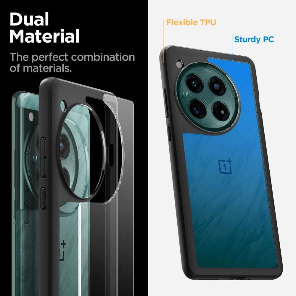 Spigen Ultra Hybrid-Hülle OnePlus 12 – mattschwarz