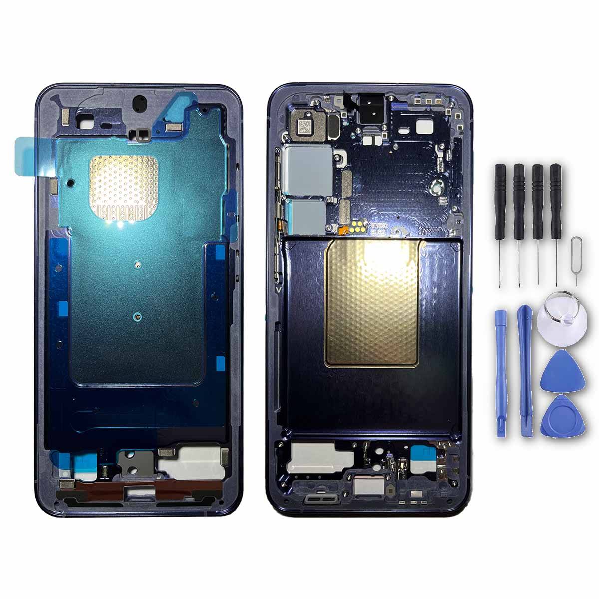Rahmen Frame für Samsung Galaxy S24 GH82-33418A Onyx Black Ersatzteil