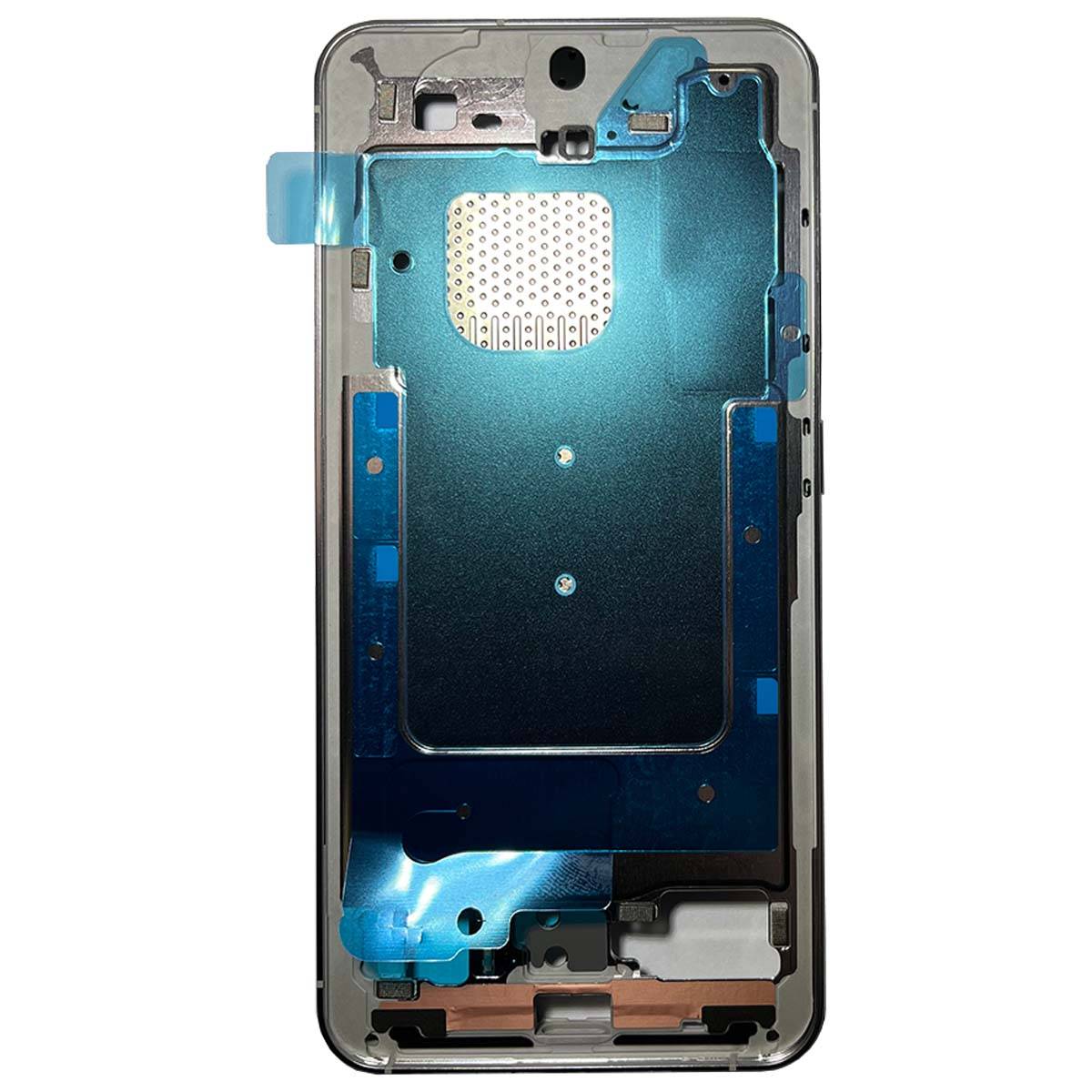 Rahmen Frame für Samsung Galaxy S24 GH82-33418B Marble Grey Ersatzteil