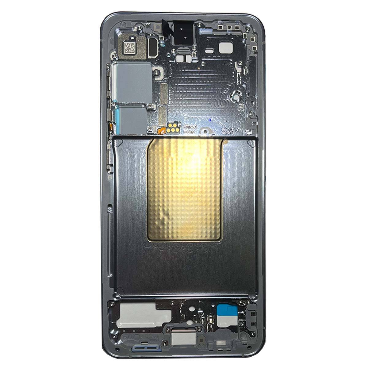 Rahmen Frame für Samsung Galaxy S24 GH82-33418F Sapphire Blue Ersatzteil
