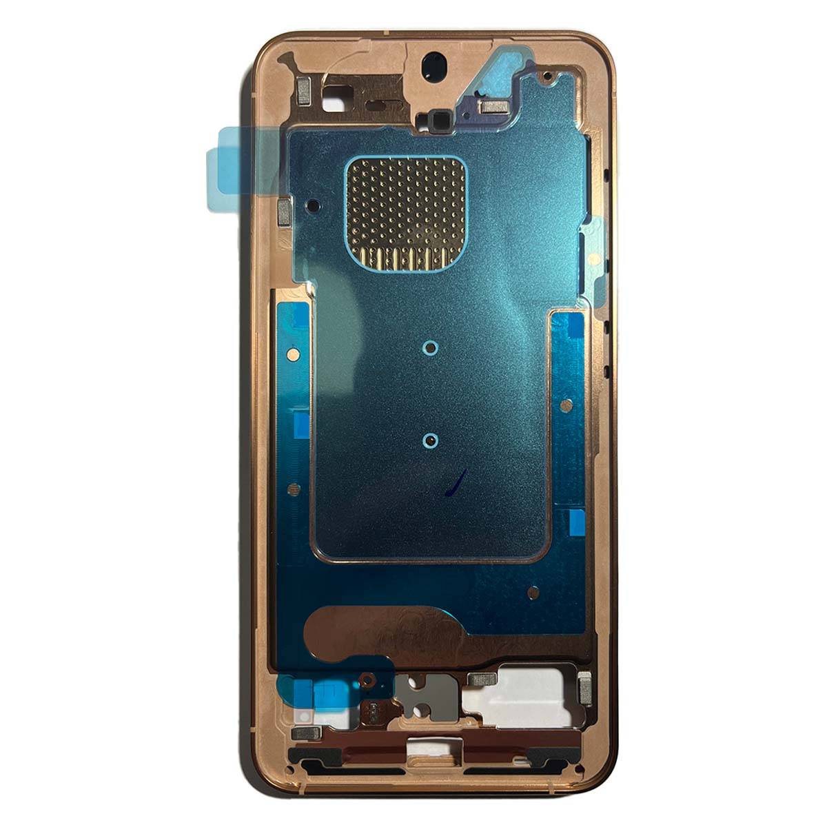 Rahmen Frame für Samsung Galaxy S24 GH82-33418G Sandstone Orange Ersatzteil