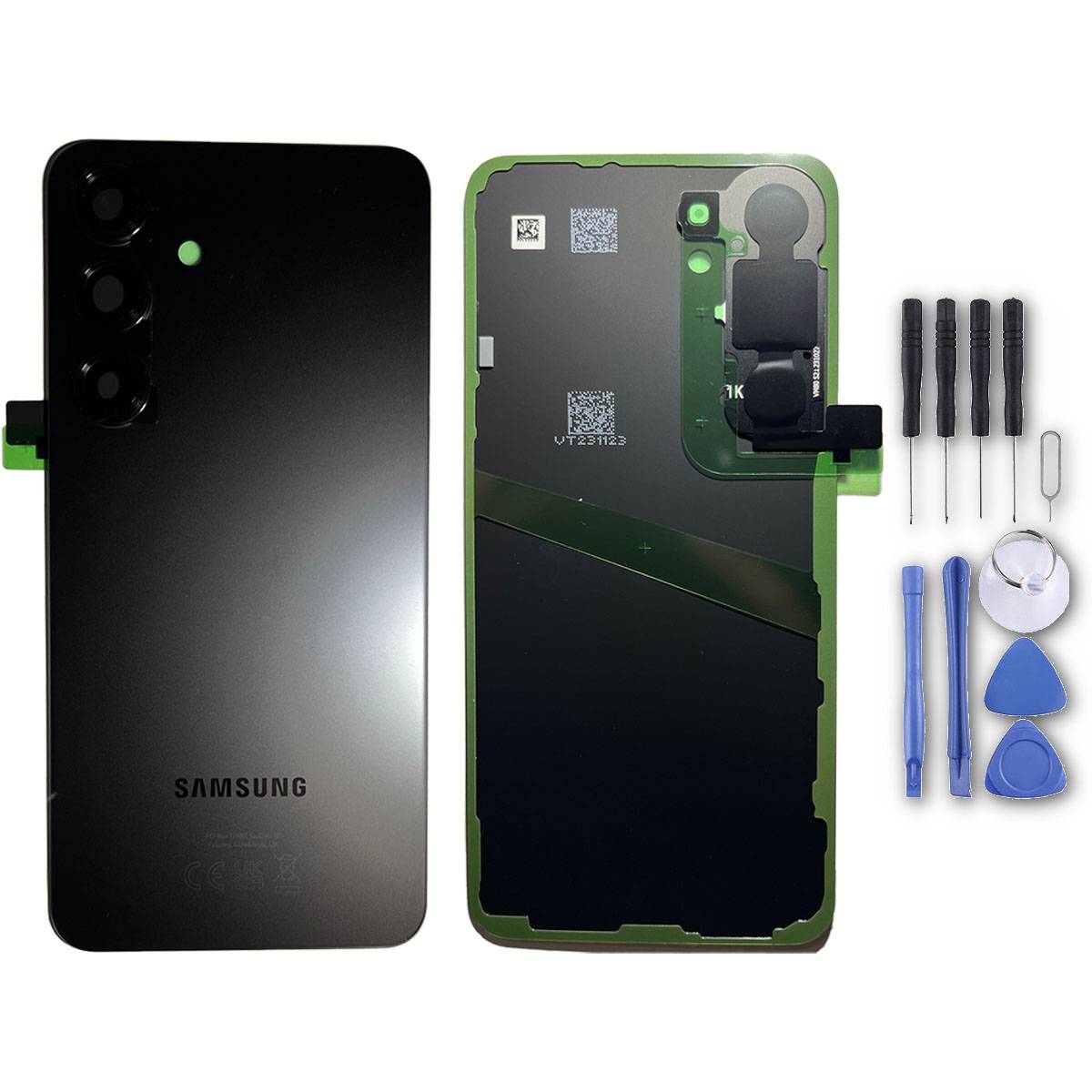 Akkudeckel Back Cover Akku Fach Deckel für Samsung Galaxy S24 GH82-33101A Onyx Black Ersatzteil