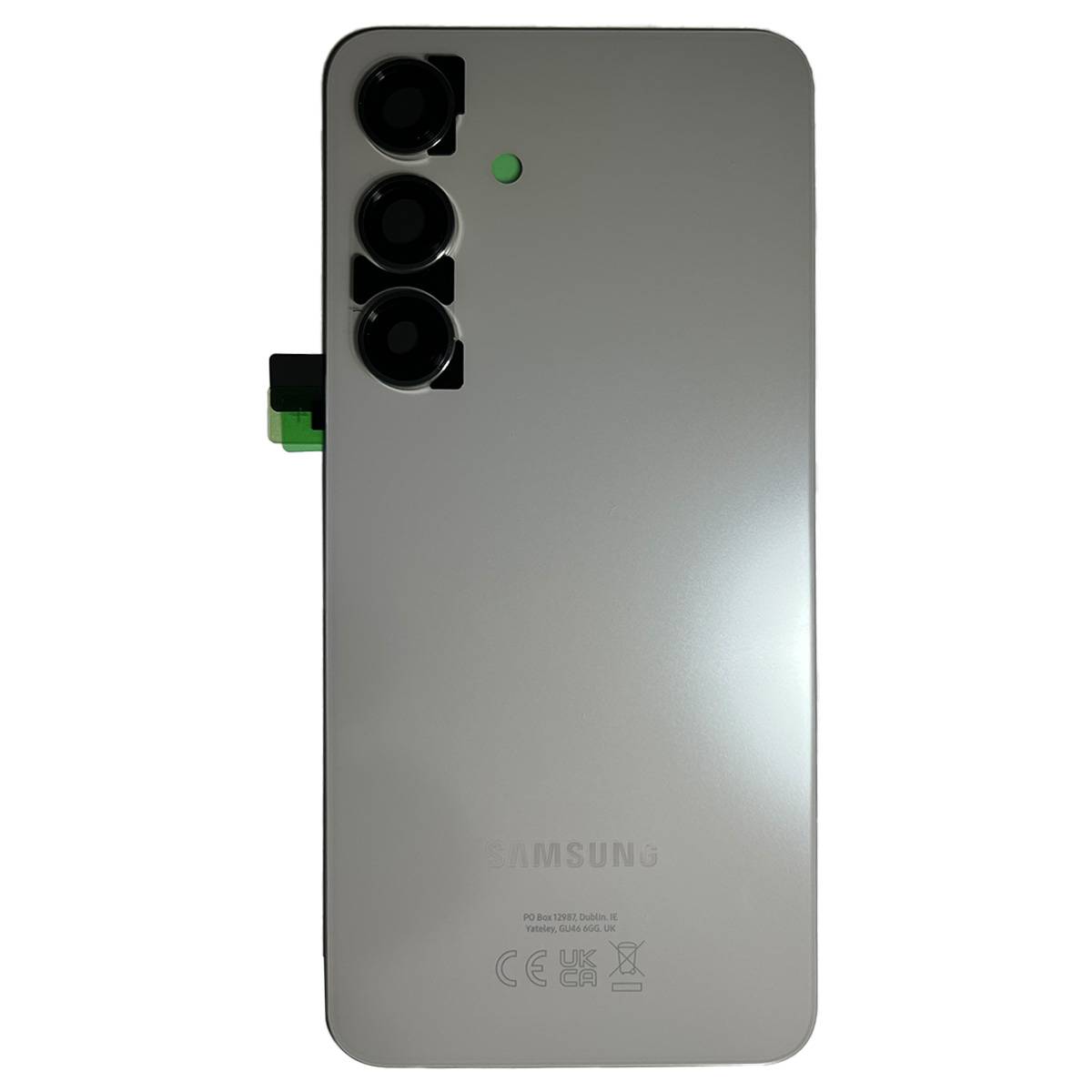 Akkudeckel Back Cover Akku Fach Deckel für Samsung Galaxy S24 GH82-33101B Marble Grey Ersatzteil