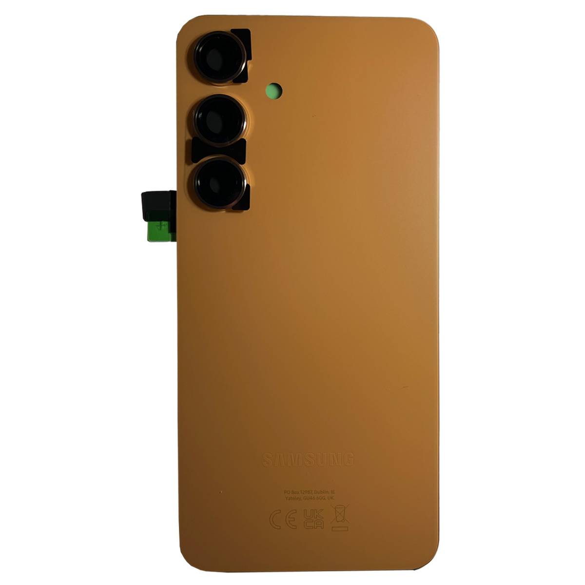 Akkudeckel Back Cover Akku Fach Deckel für Samsung Galaxy S24 GH82-33101G Sandstone Orange Ersatzteil