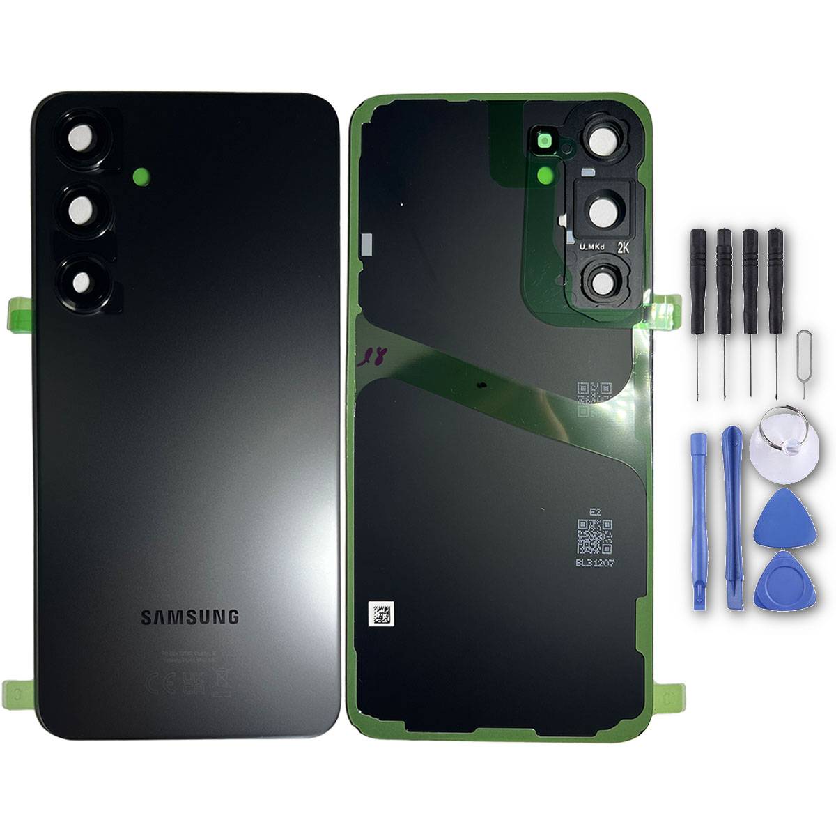 Akkudeckel Back Cover Akku Fach Deckel für Samsung Galaxy S24 Plus GH82-33275A Onyx Black Ersatzteil