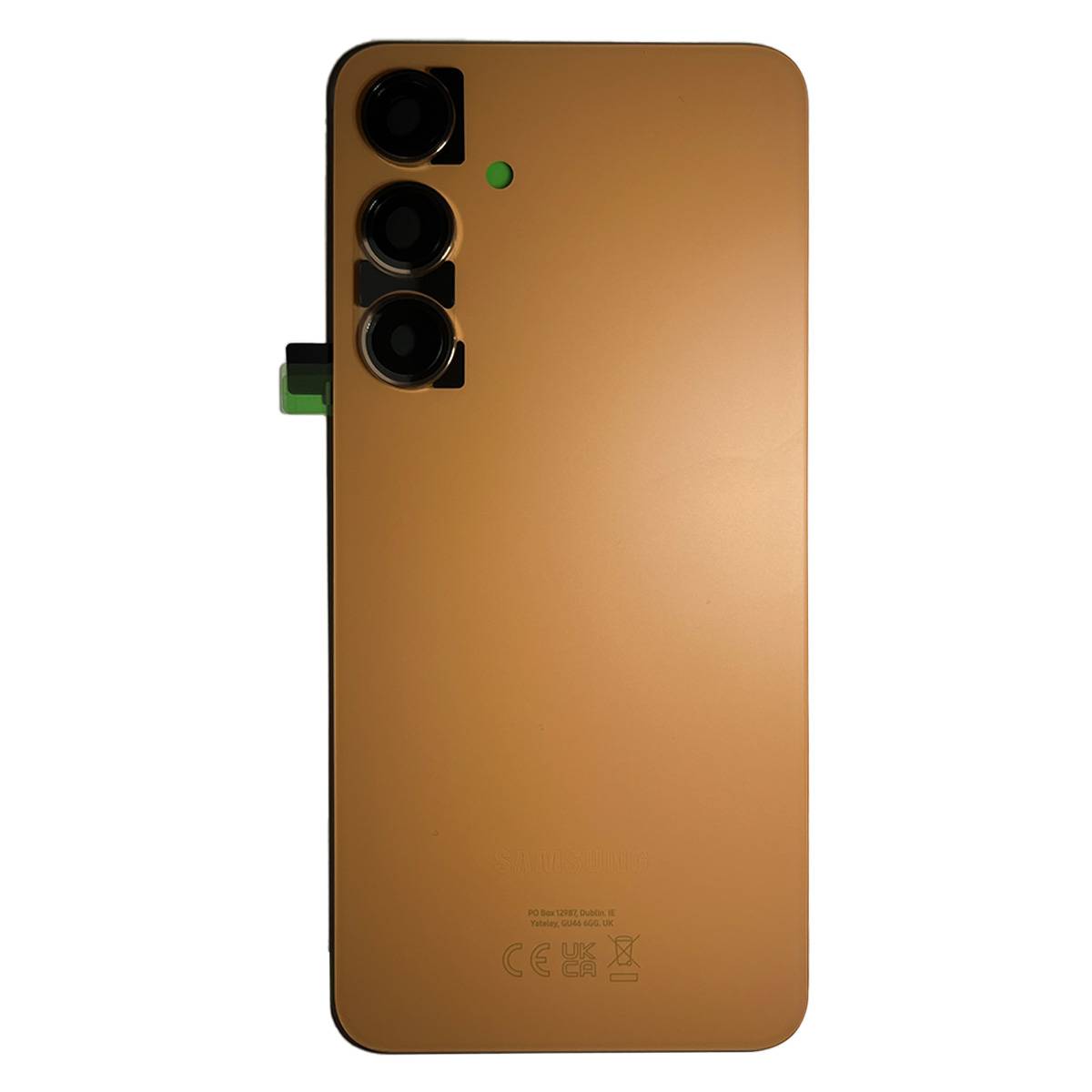 Akkudeckel Back Cover Akku Fach Deckel für Samsung Galaxy S24 Plus GH82-33275G Sandstone Orange Ersatzteil