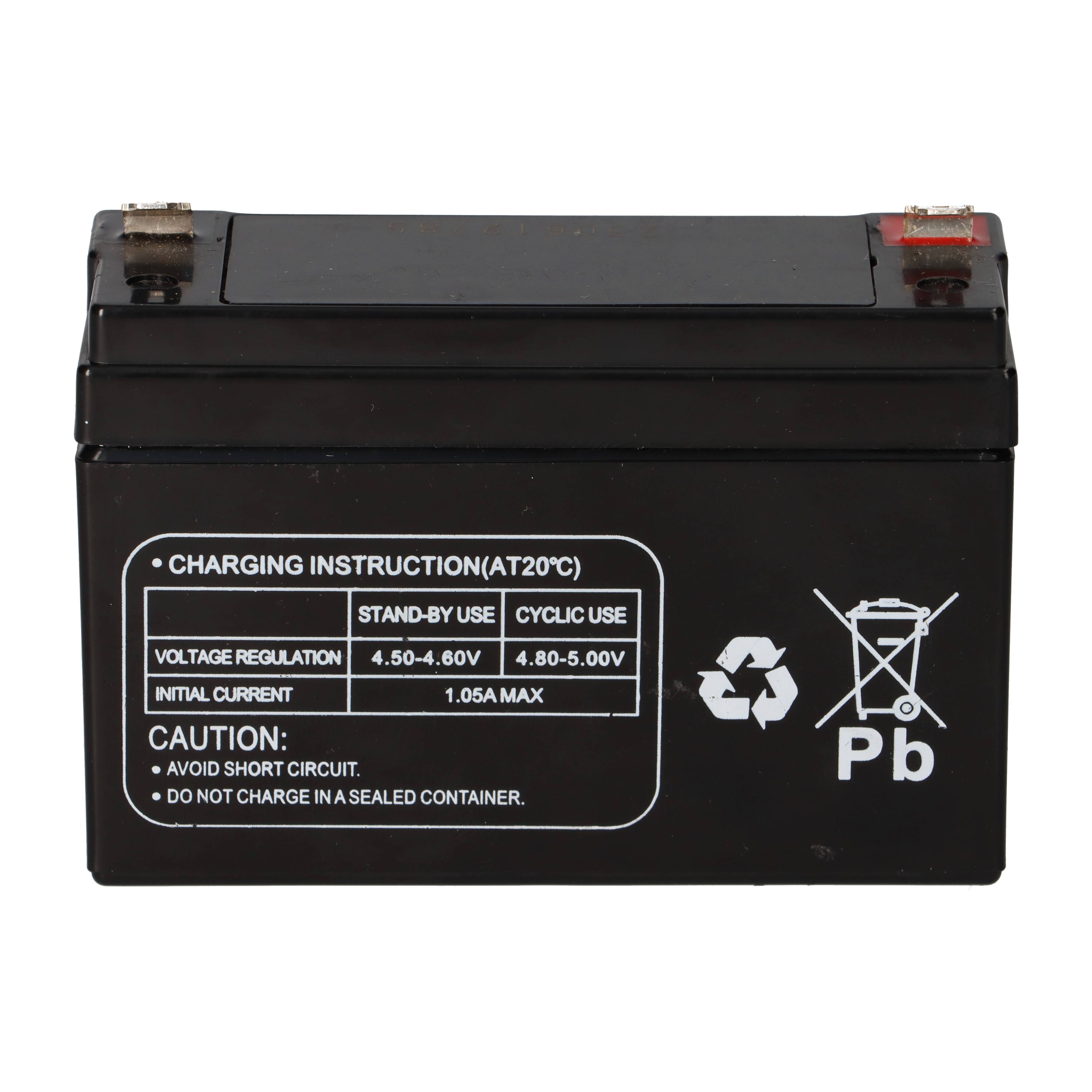 Akku kompatibel Eisemann HS10 074550 Acculux 4V 3,5Ah AGM