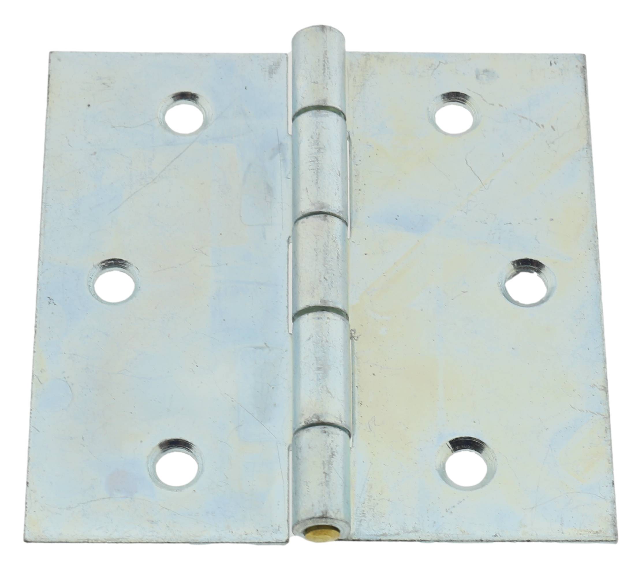 10 x Scharnier verzinkt gerollt käntig 82,5 x 81 mm