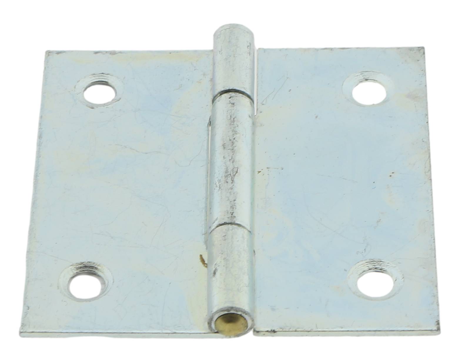 4 x Scharnier verzinkt gerollt käntig 38 x 38 mm