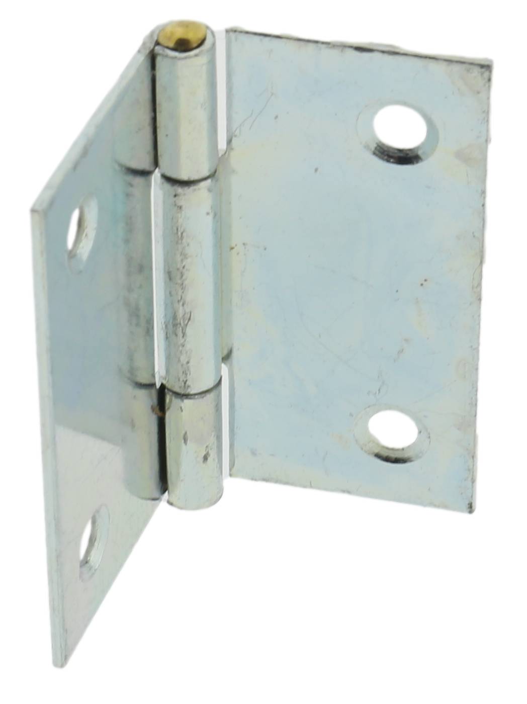 10 x Scharnier verzinkt gerollt käntig 38 x 38 mm