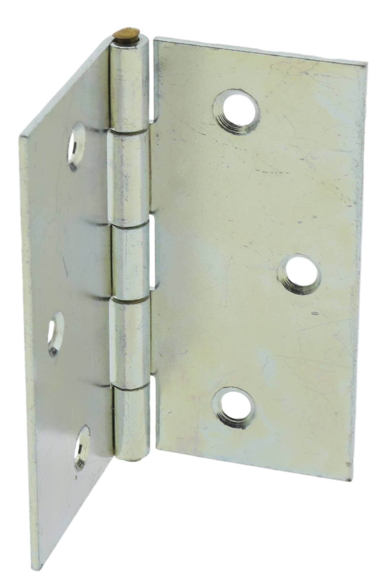 4 x Scharnier verzinkt gerollt käntig 51 x 51 mm