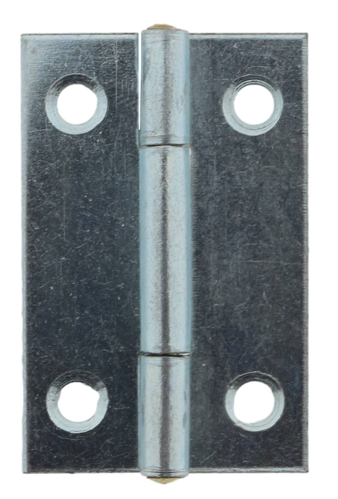 Scharnier verzinkt gerollt schmal 38 x 26 mm