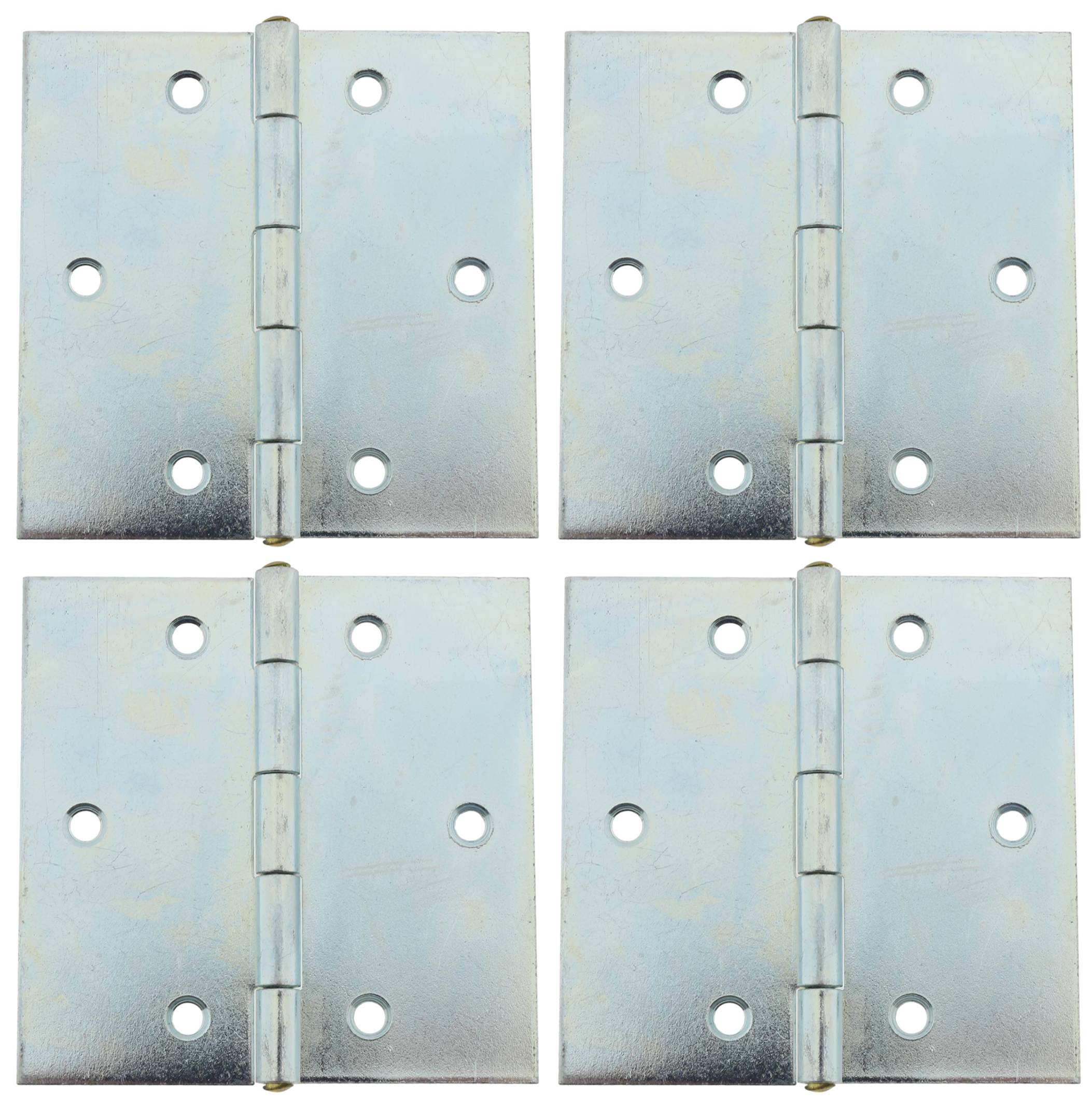 4 x Scharnier verzinkt gerollt käntig 61 x 60 mm