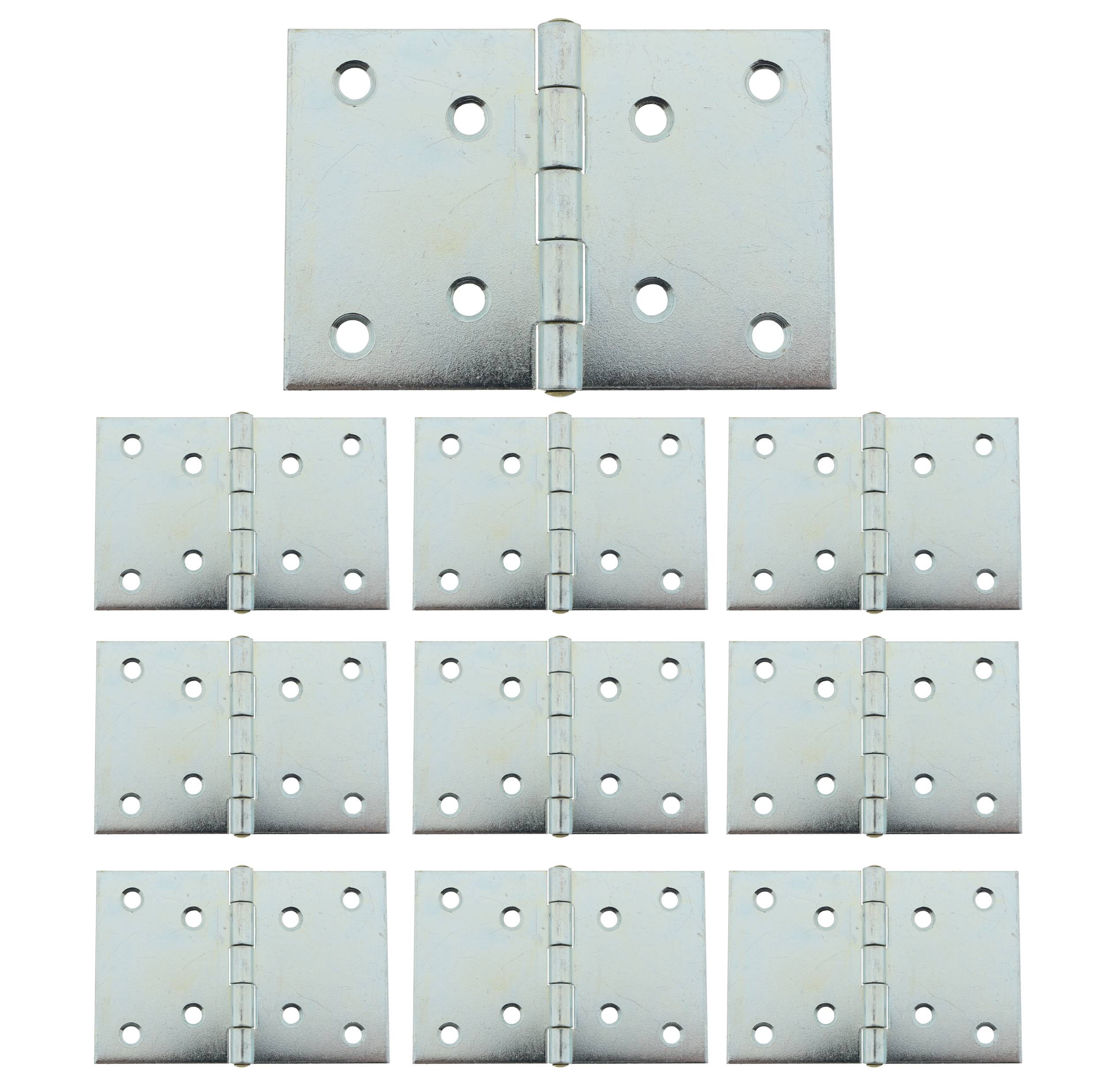 10 x Scharnier verzinkt gerollt breit 70 x 105 mm