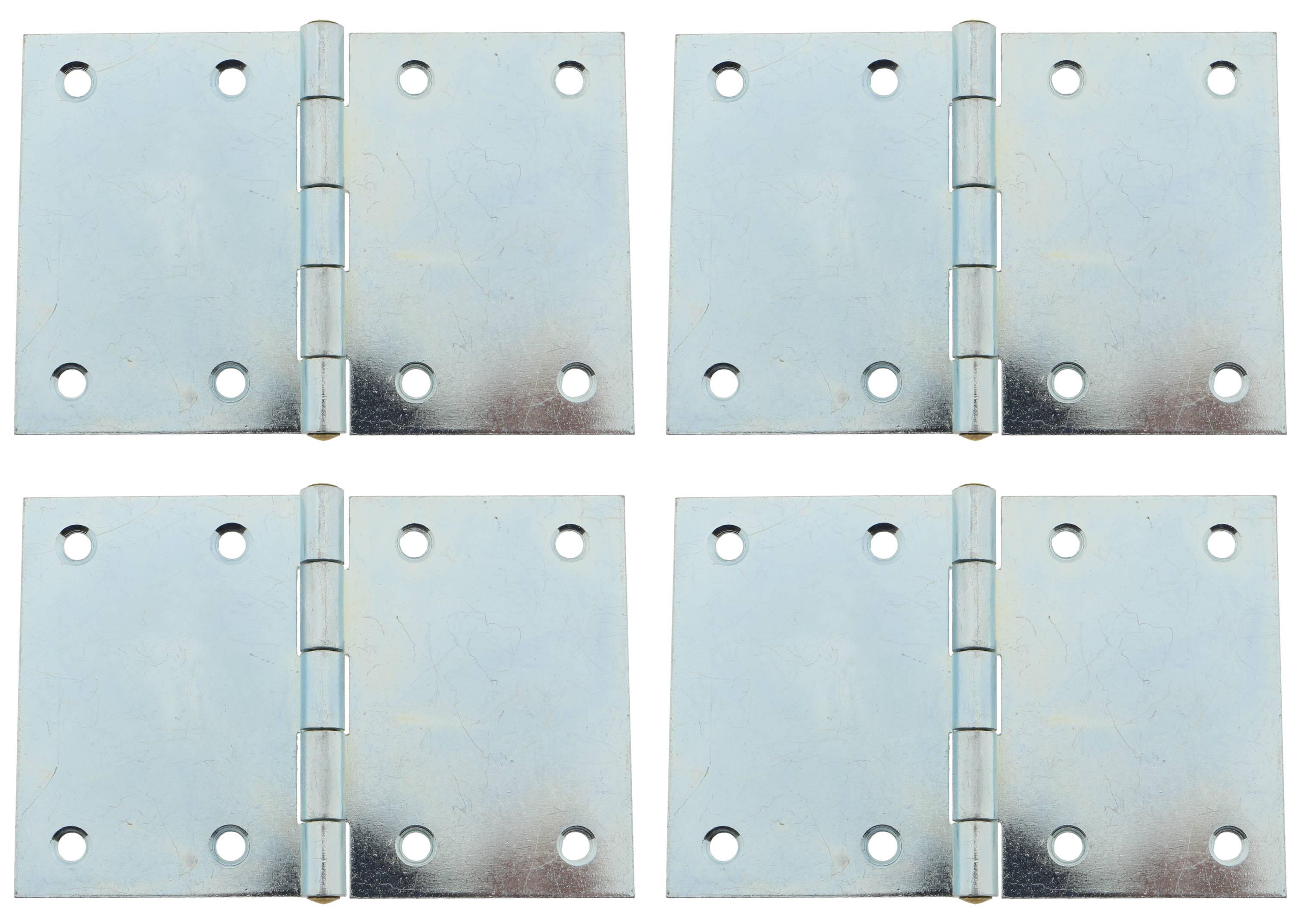 4 x Scharnier verzinkt gerollt breit 80 x 125 mm
