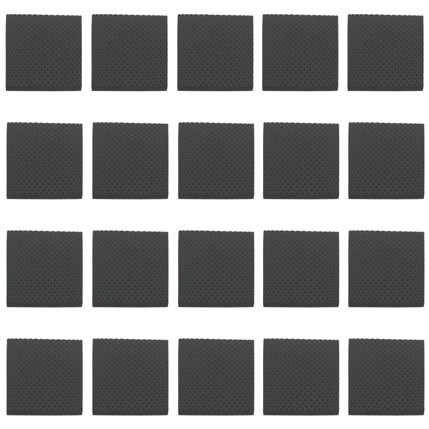 20 x Schaumstoffpolster 80x80x4mm selbstklebend