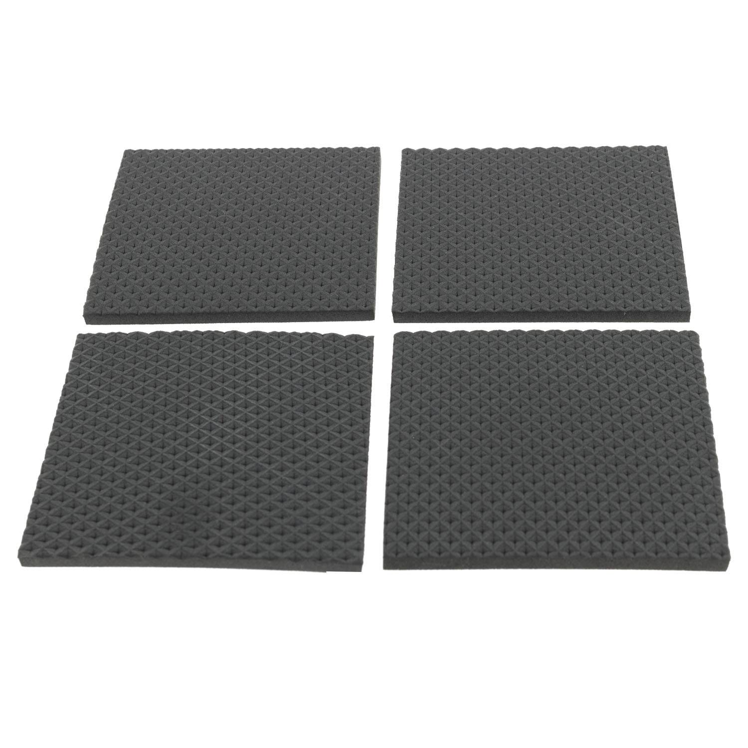 10 x Schaumstoffpolster 80x80x4mm selbstklebend