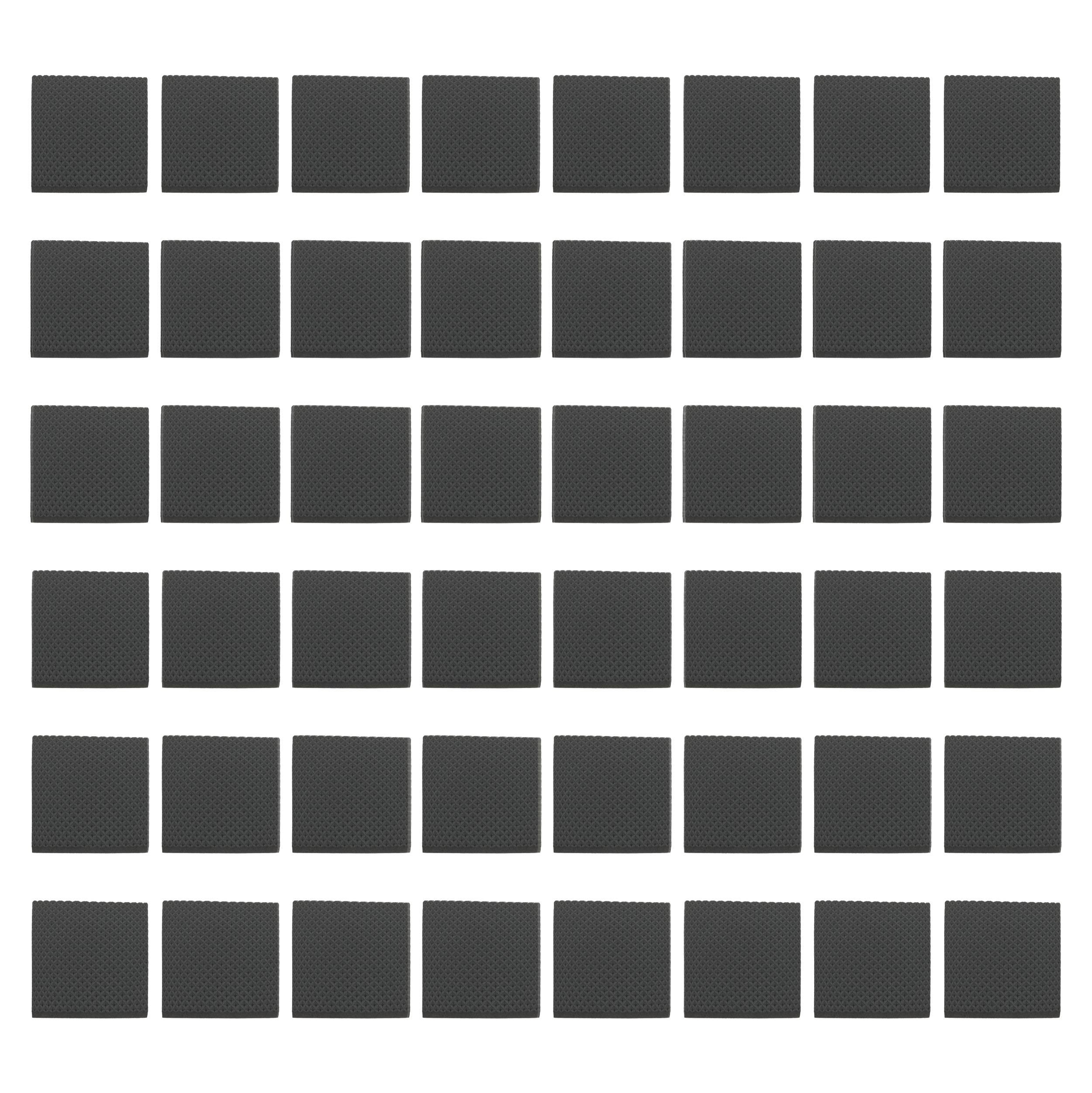 50 x Schaumstoffpolster 80x80x4mm nicht selbstklebend