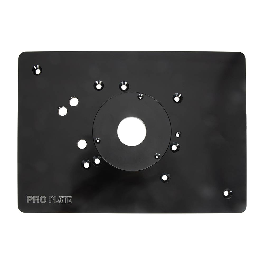 Fräsplatte aus Aluminium für Triton Oberfrräsen 210 x 298 mm Einlegeplatte