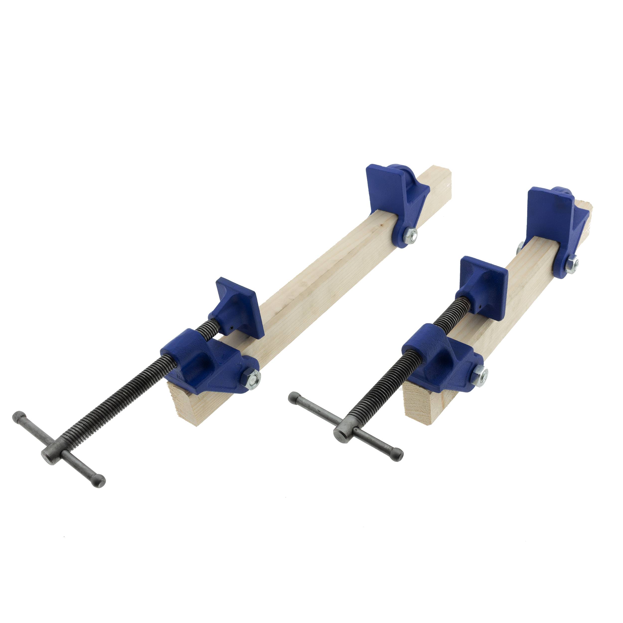 2 x Premium Schraubstock mit unbegrenzter Spannbreite 40 mm