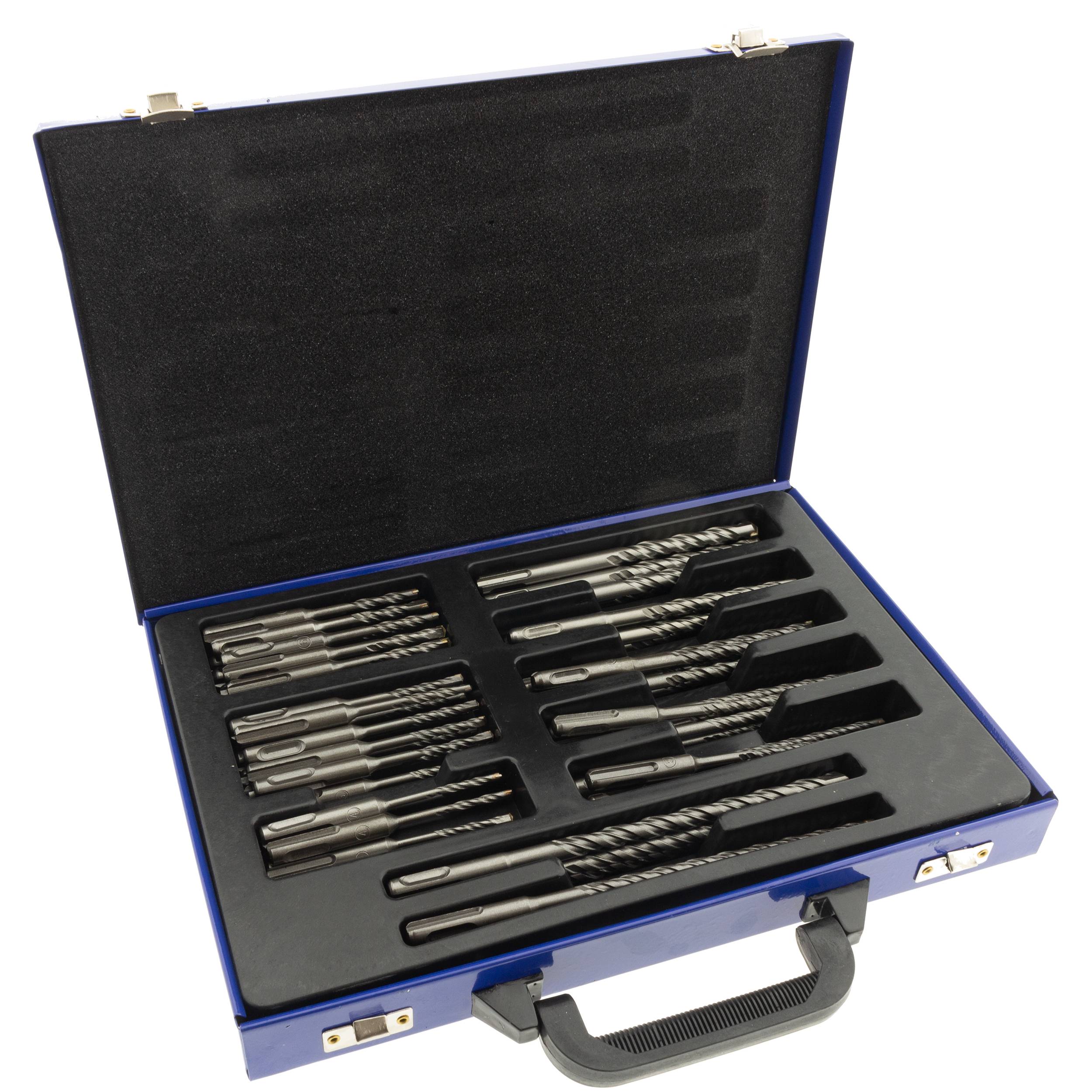 SDS Steinbohrer 4-12 mm Set 56-tlg. im Metallkoffer