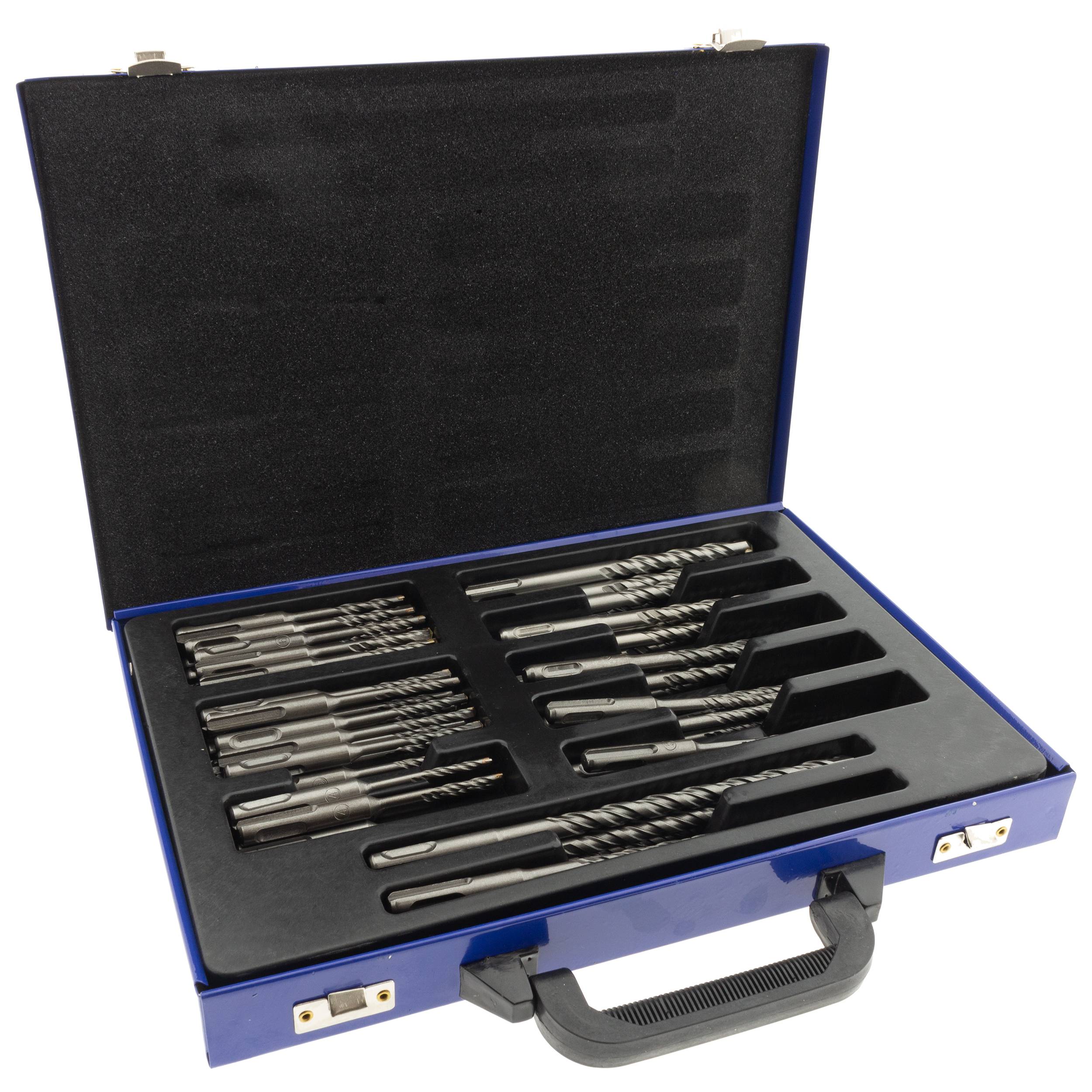 SDS Steinbohrer 4-12 mm Set 56-tlg. im Metallkoffer