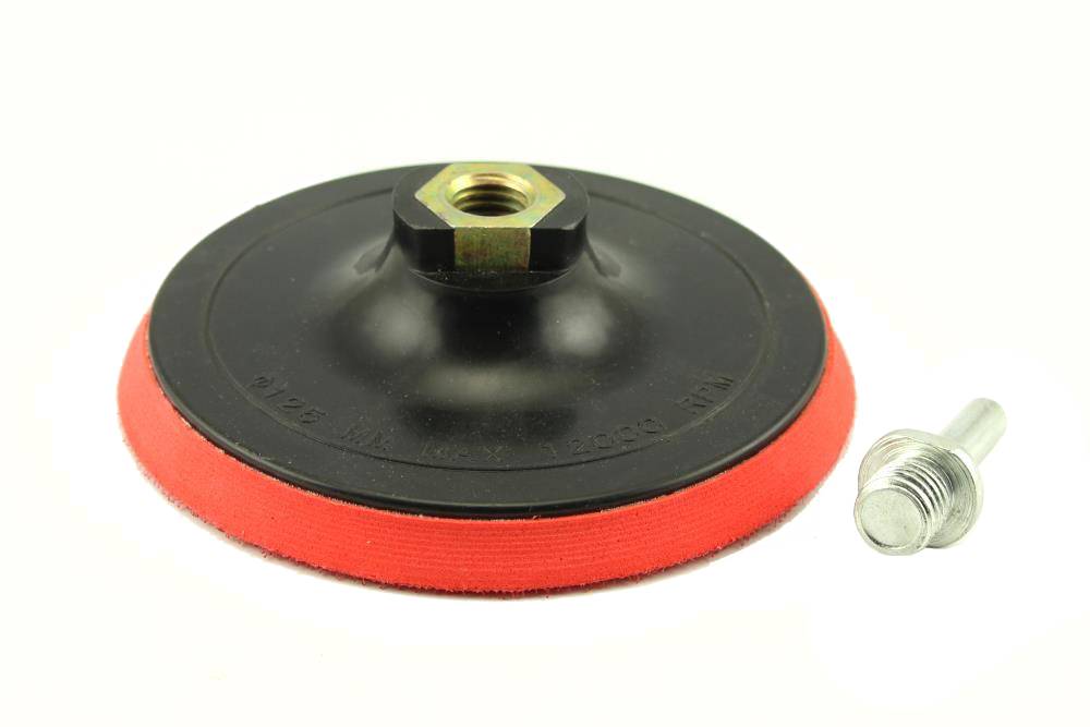 50 x Klett Schleifscheiben 125mm + Schleifteller 125mm mit Spanndorn