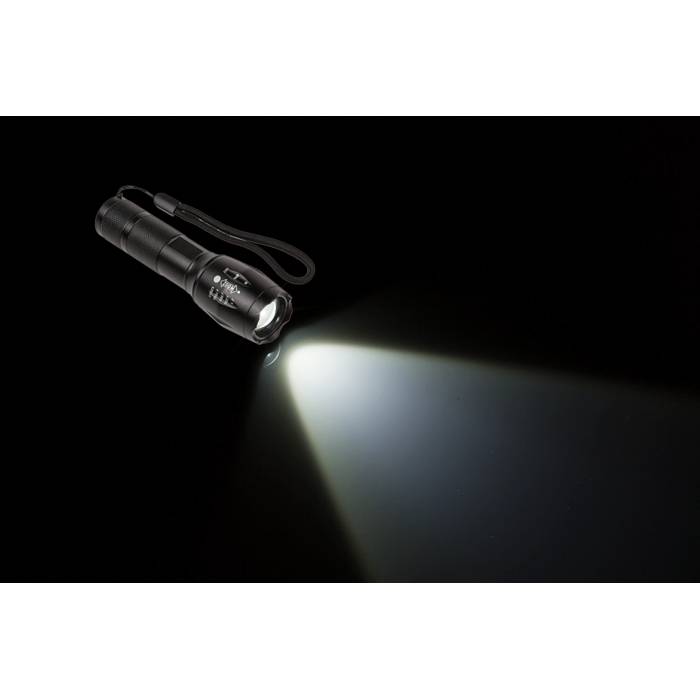LED Zoom Taschenlampe Security 13 cm