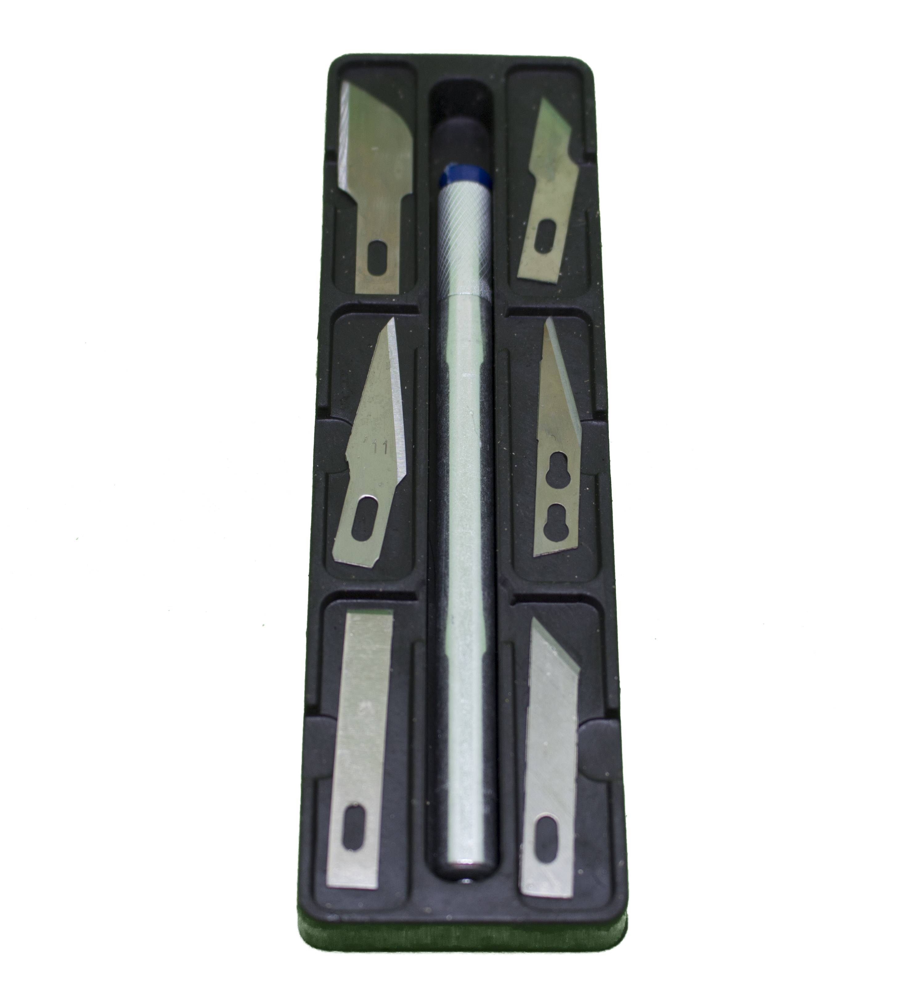 Hobbymesserset inkl. 6 Ersatzklingen