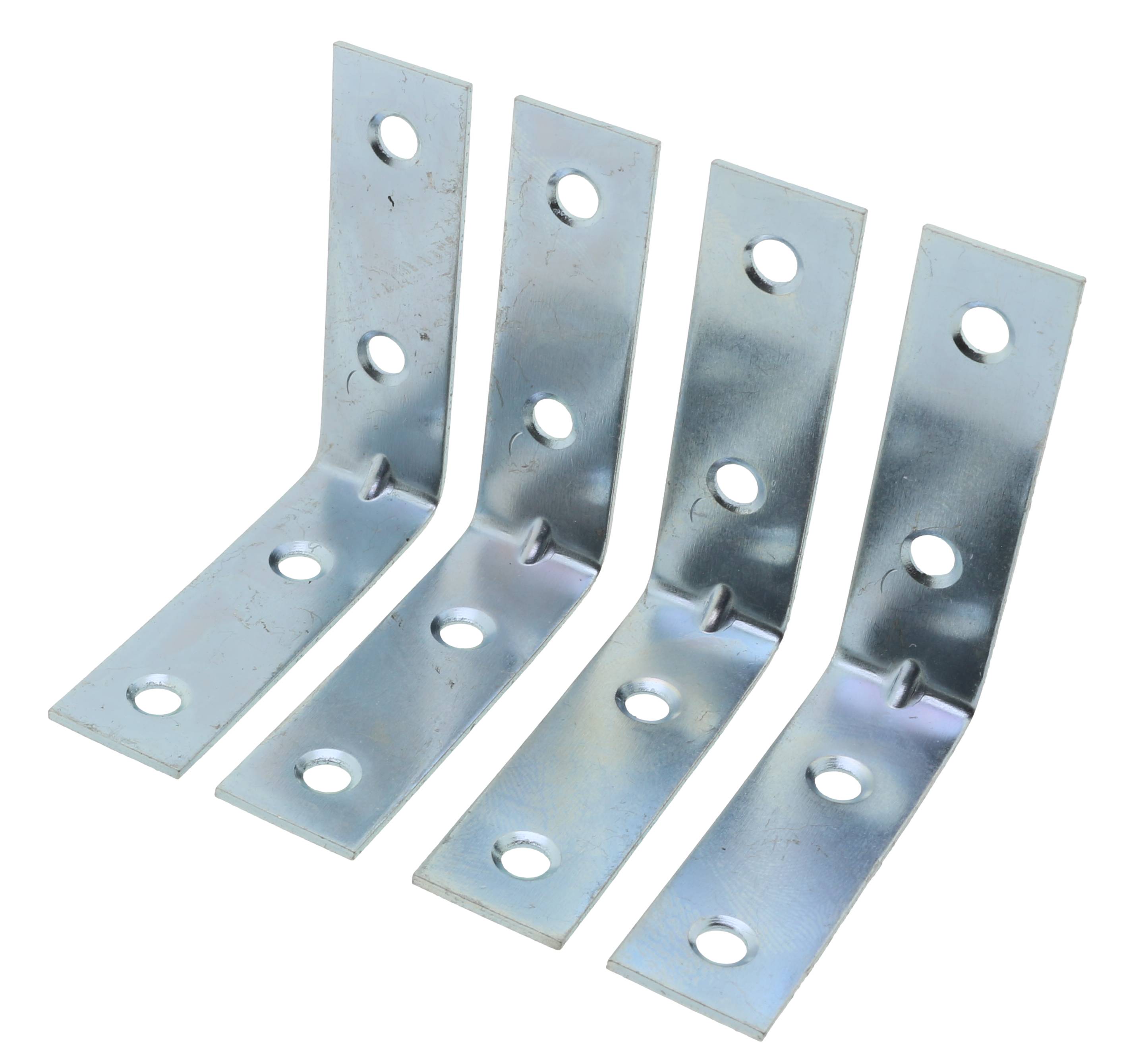 4 x Montagewinkel mit Schrauben 5 x 5 cm verzinkt